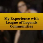 My Experience with League of Legends Communities